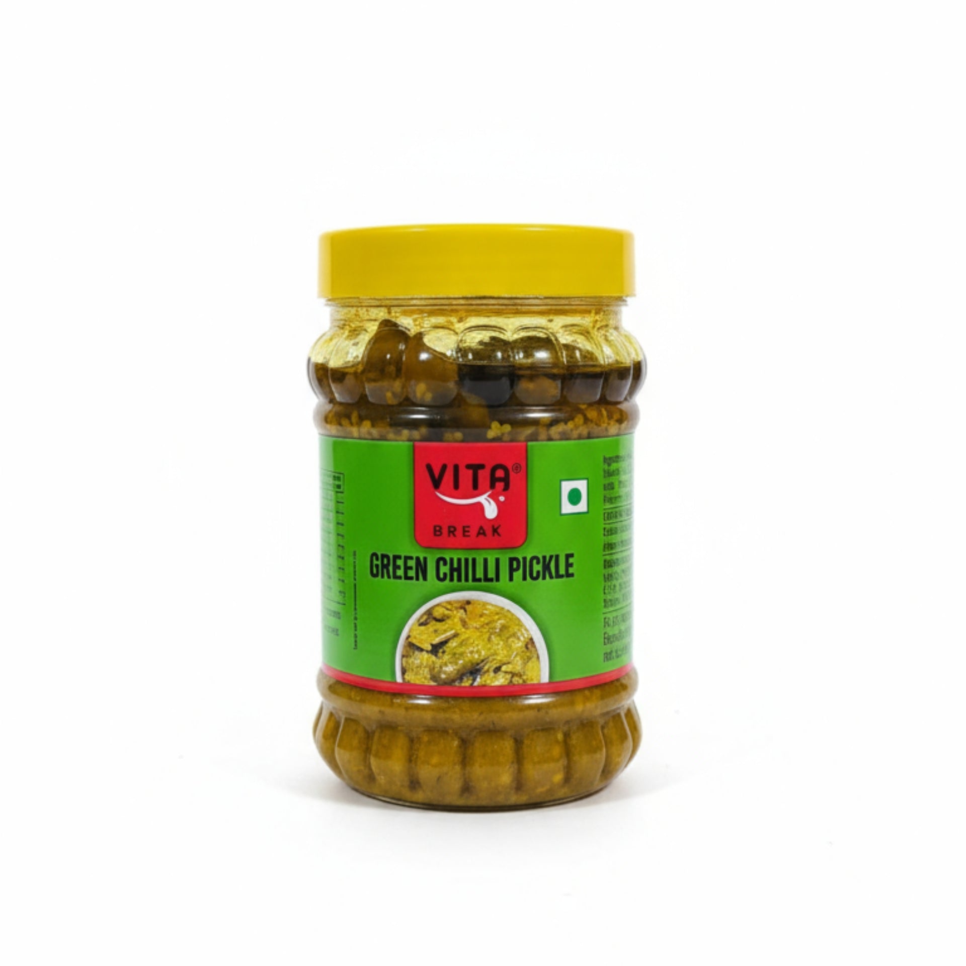 Vita Break Green Chilli Pickle 500g