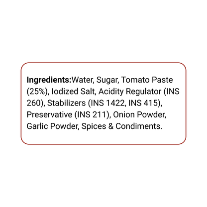 Vita Break Tomato Ketchup 8g - Pack of 72