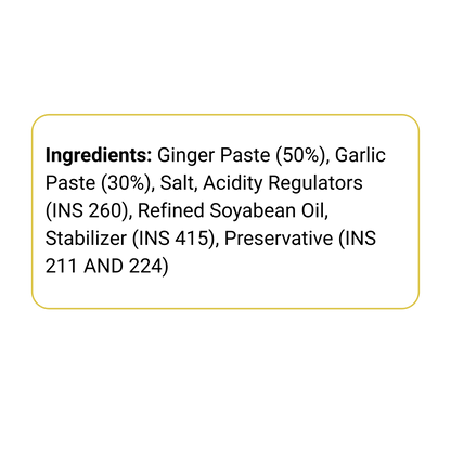 Ginger Garlic Paste 20g- Pack of 40