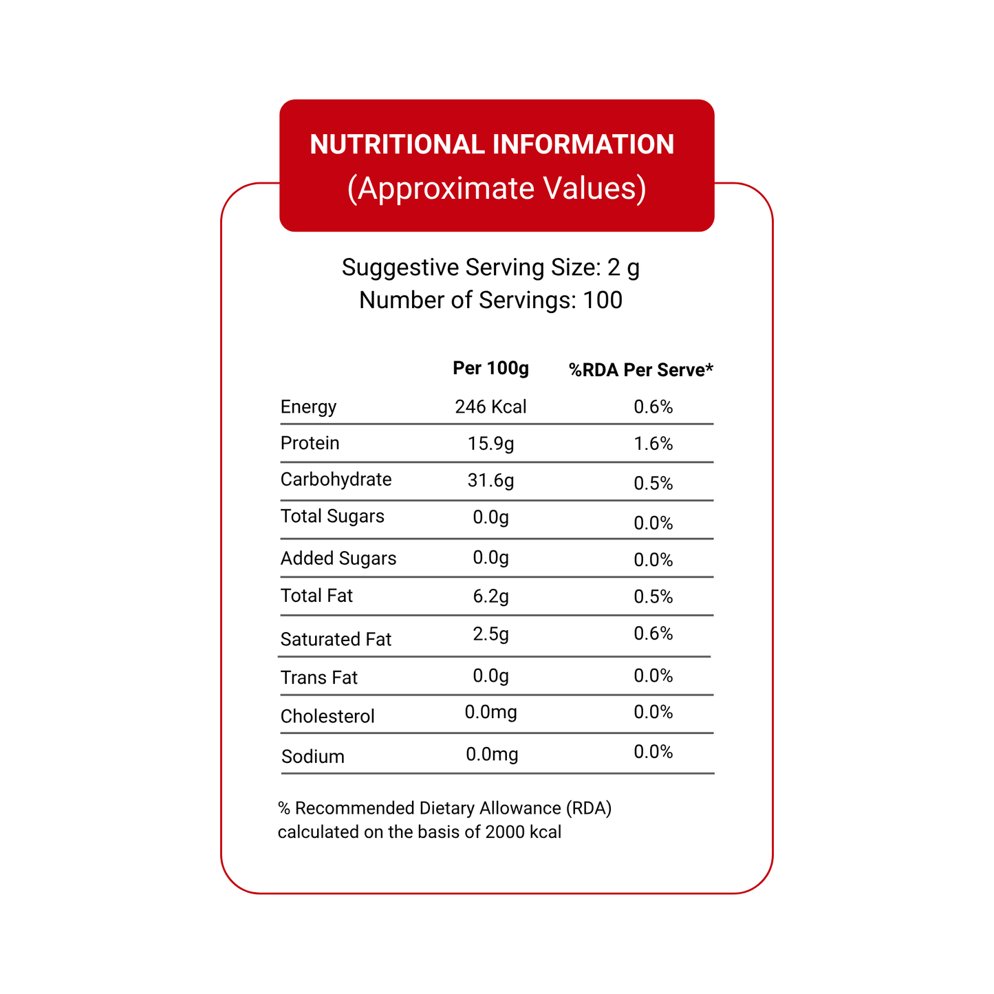 Vita Break Red Chilli Powder 200g