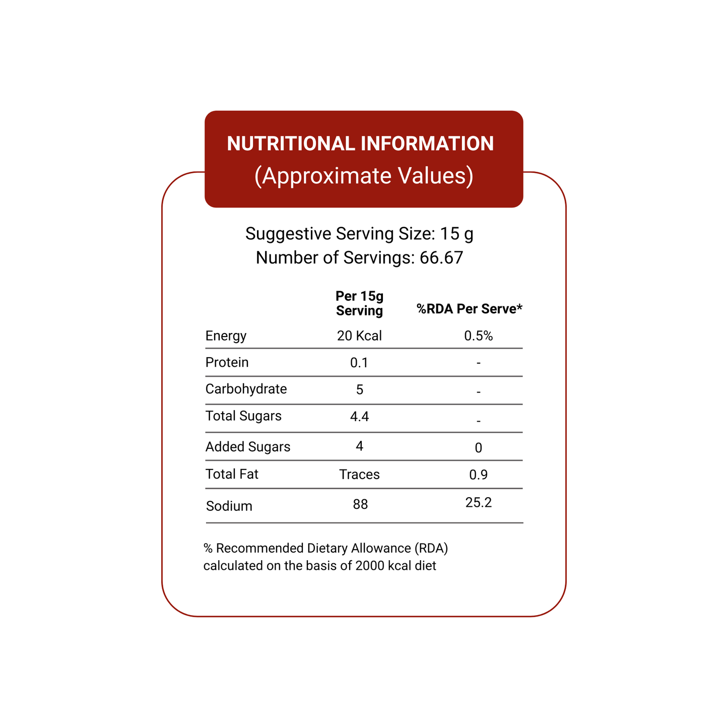 Vita Break Tomato Ketchup 800g