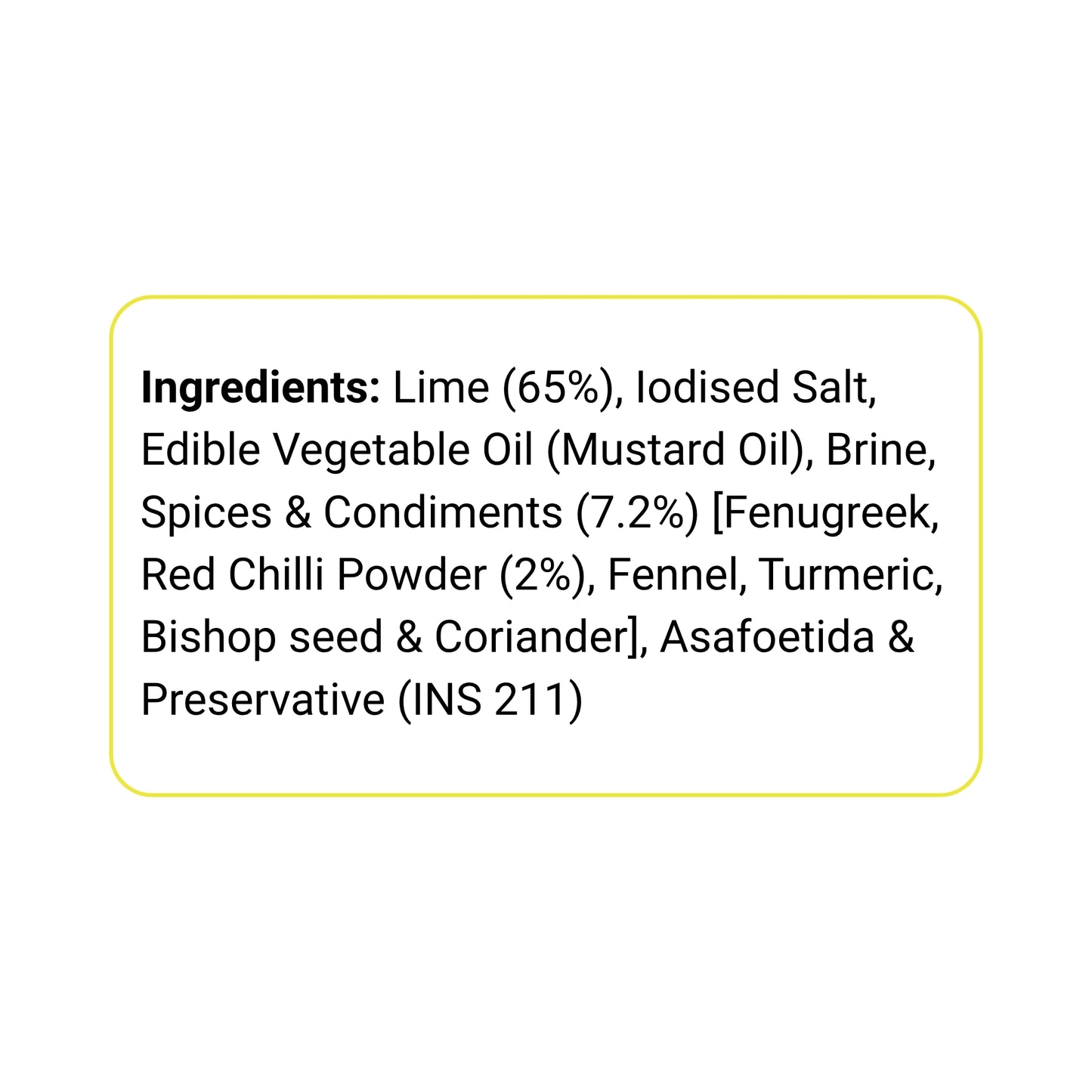 Vita Break Lime Pickle 200g