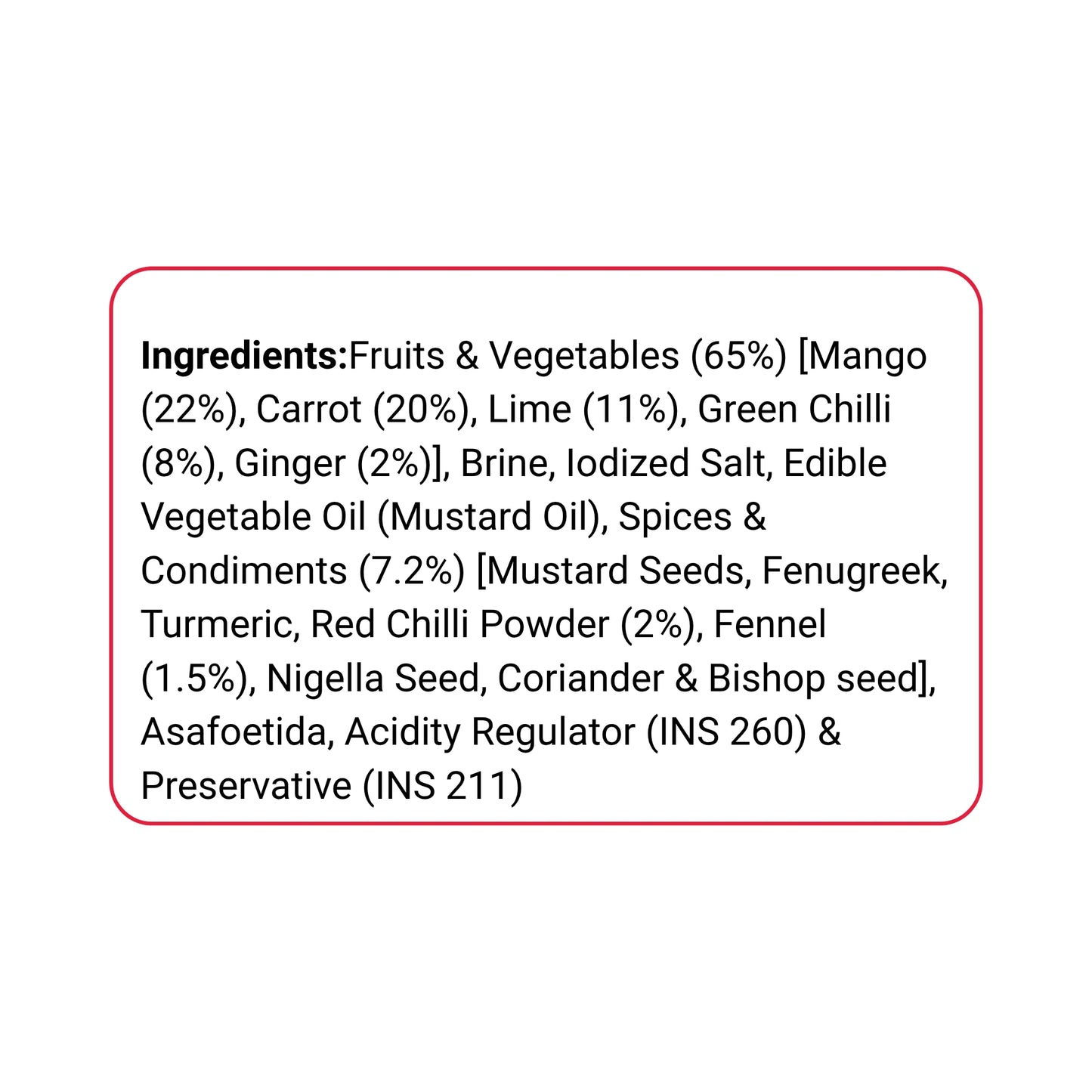 Vita Break Mixed Pickle 400g