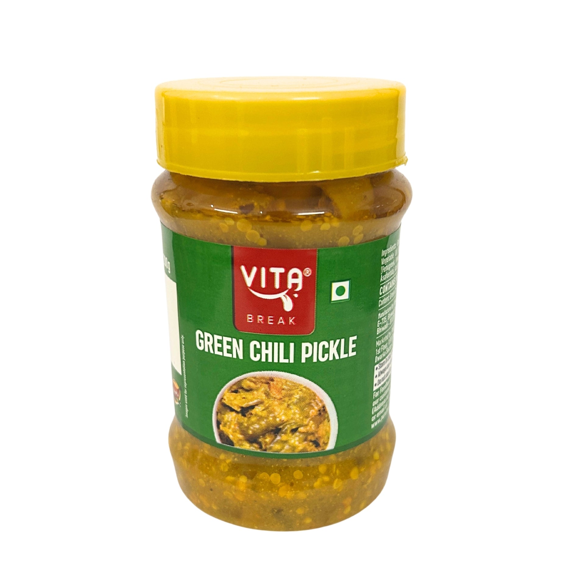 Vita Break Green Chilli Pickle 200g